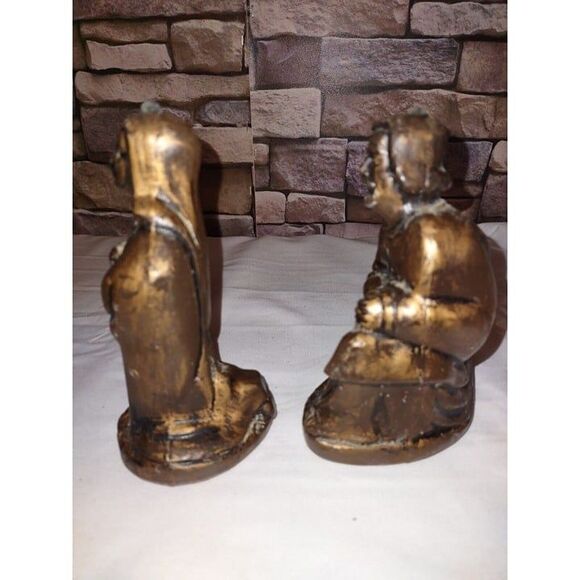 3 Piece Vintage German Wax Nativity Baby Jesus in Manger, Mary, Joseph - Picture 6 of 8